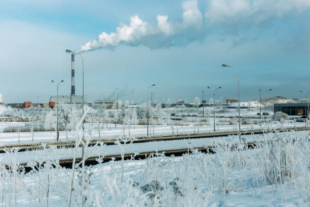 istock Winter, snow-covered trees, urban landscape 925639742