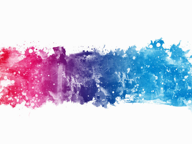 Colorful Abstract Artistic Watercolor Paint Background