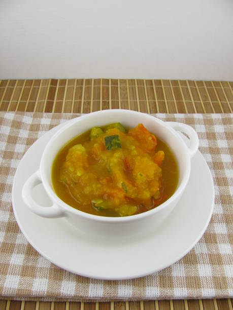 istock Vegetable soup with pumpkin, potato, zucchini and carrot 925652846