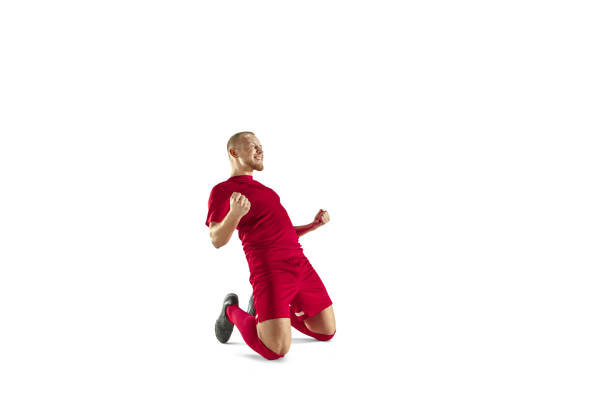 istock Happiness football player after goal 925659984