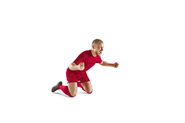 istock Happiness football player after goal 925660014