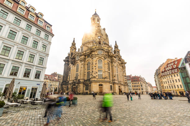 istock Frauenkirche in Dresden with Luther Statue 925665658