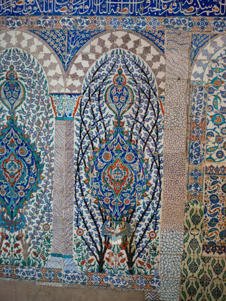 istock Ottoman ancient Handmade Turkish Tiles 925677354