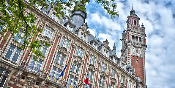 The belfry of the Chamber of Commerce - Lille, North of France