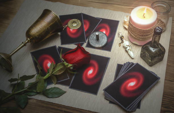Tarot cards. Fortune teller. Future reading. Foreteller.
