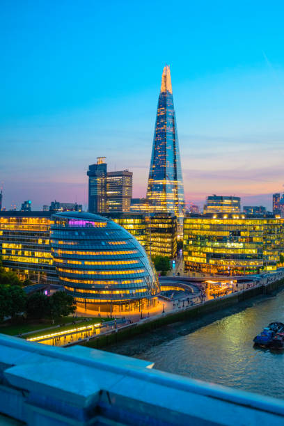 istock The Shard with office buildings at sunset 925712532