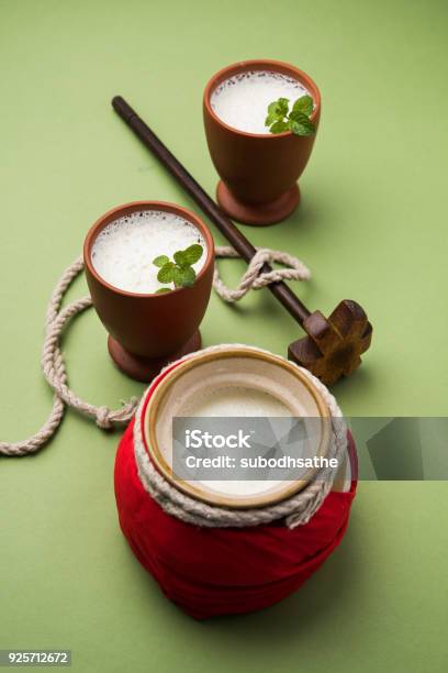 Lassie Or Lassi Is An Authentic Indian Cold Drink Made Up Of Curd And Milk And Sugar Stock Photo - Download Image Now
