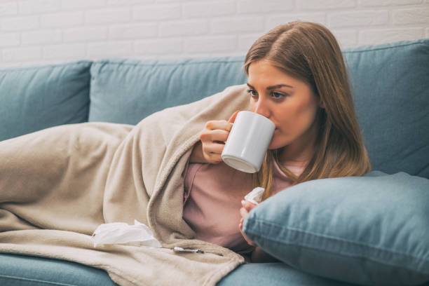istock Woman having fever 925714448
