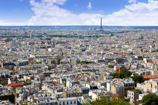 istock Paris skyline aerial from Montmartre 925717940
