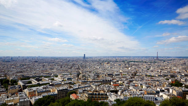 istock Paris skyline aerial from Montmartre 925720210