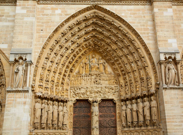 istock Notre Dame cathedral in Paris France 925720970