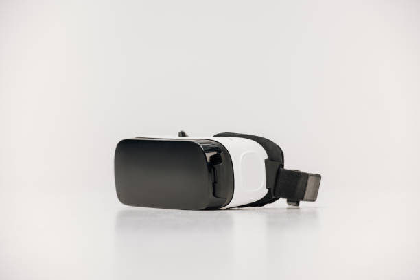 istock close-up view of virtual reality headset isolated on white 925733222