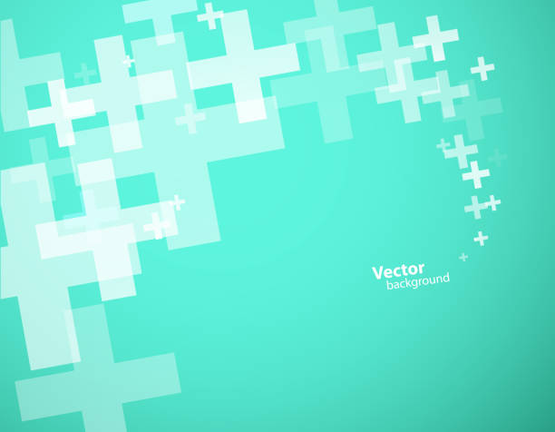 Plus sign abstract background wallpaper. vector art illustration