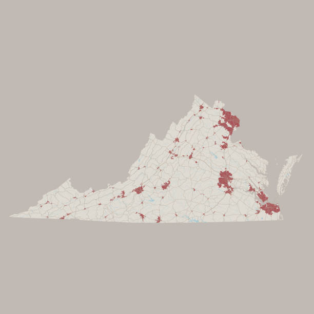 Virginia US State Road Map Vector Illustration of a Road Map of Virginia State, USA.
All source data is in the public domain.
U.S. Geological Survey, US Topo
Used Layers:
USGS The National Map: National Hydrography Dataset (NHD)
USGS The National Map: National Transportation Dataset (NTD) norfolk stock illustrations