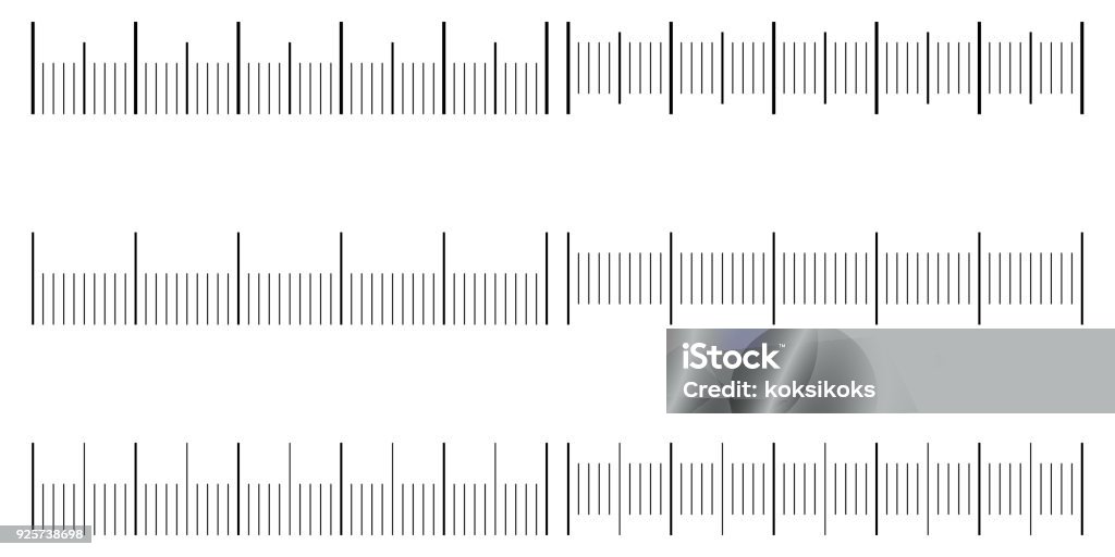 Set is a seamless scale for an analog meter, vector template scales in units of millimeter, centimeter, mm, cm. seamless pattern of scales for creating a ruler, thermometer, meter Set is a seamless scale for an analog meter, vector template scales in units of millimeter, centimeter, mm, cm. A seamless pattern of scales for creating a ruler, thermometer, meter Ruler stock vector