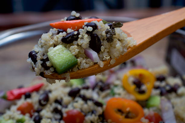 istock Quinoa and black bean salad for weight loss 925759692