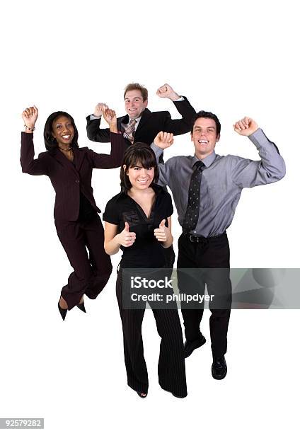 Business Team Zu Jubeln 1 2 Stockfoto und mehr Bilder von Effektivität - Effektivität, Weißer Hintergrund, Afrikanischer Abstammung