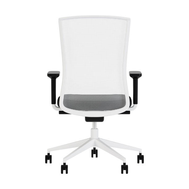istock Office chair isolated on white background. 3D rendering. 925815428