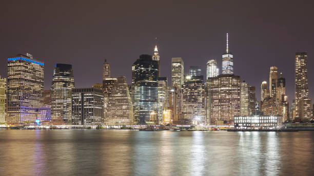istock Manhattan skyline at night, New York, USA 925815538