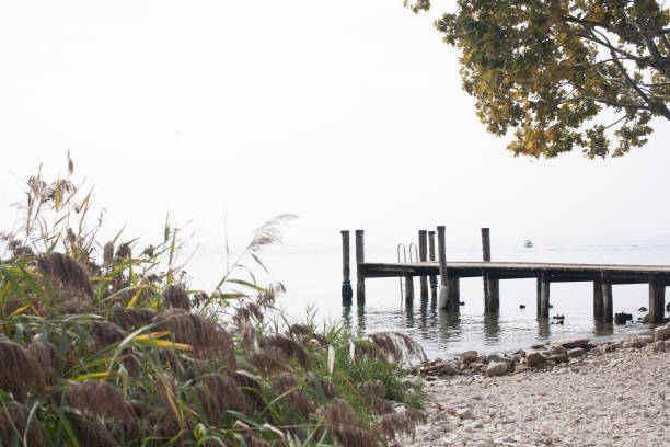 Fantastically beautiful coastal sections on Lake Garda between Garda and Torri Benaco