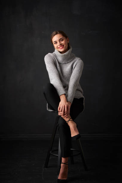 istock Relaxed young woman with toothy smile 925828206