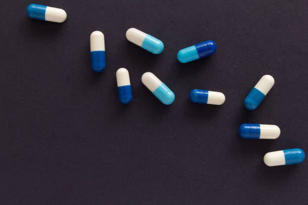 istock High Angle View Of Medicines Over Gray Background 925833368