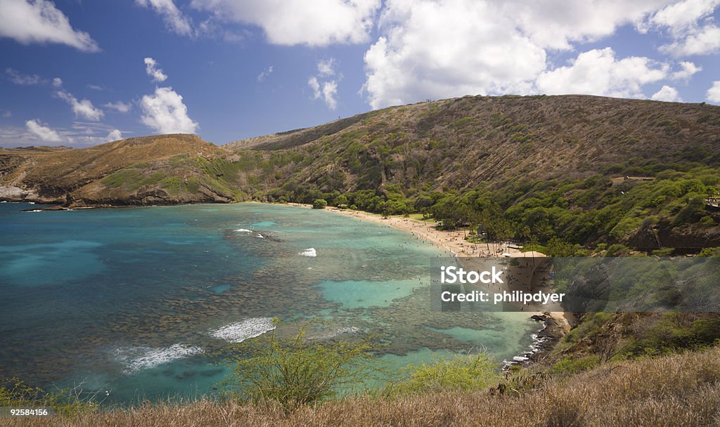 Hanauma Bay, Havaí - Foto de stock de Arrebentação royalty-free