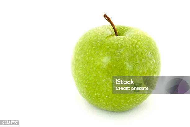 Green Maçã - Fotografias de stock e mais imagens de Alimentação Saudável - Alimentação Saudável, Branco, Caule de planta