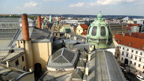 istock Wide city view over Prague 925857892