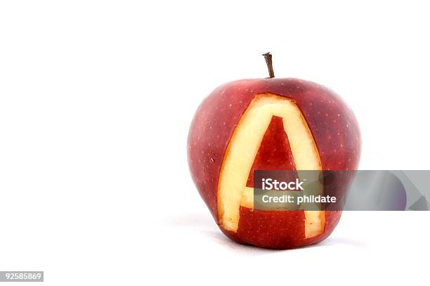 Alphabet Apple Stock Photo - Download Image Now - Alphabet, Apple - Fruit, Circle