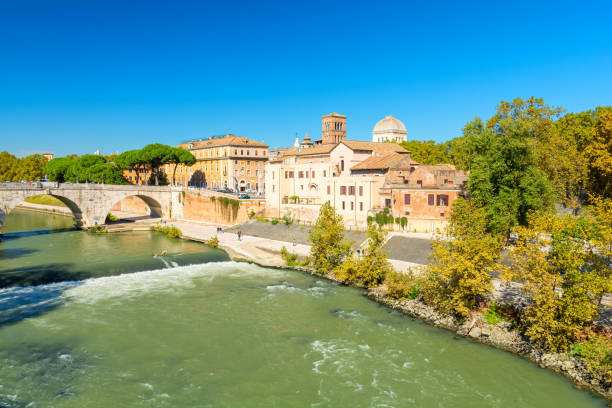 istock View on Isola Tiberina in Rome, Italy 925860692