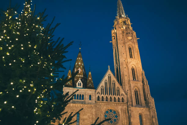 istock Fisherman bastion in Budapest, Hungary, night photo 925865292