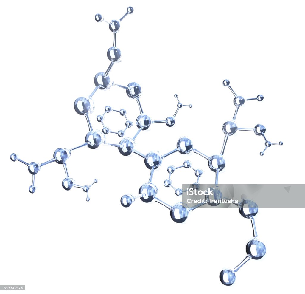 抽象的な分子構造 - 分子のロイヤリティフリーストックフォト