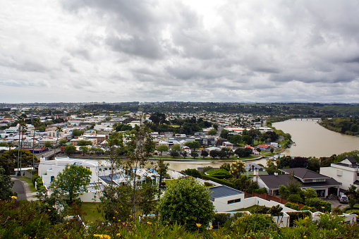 New Zealand landscape, Whanganui aerial view