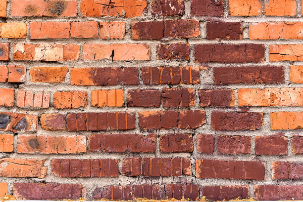 istock Texture of brick wall of garage 925874040