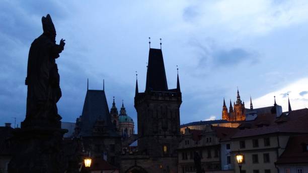 istock City view over Prague by sunset 925874416