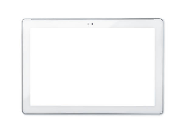 tablet pc - computer monitor symbol isolated photograph zdjęcia i obrazy z banku zdjęć