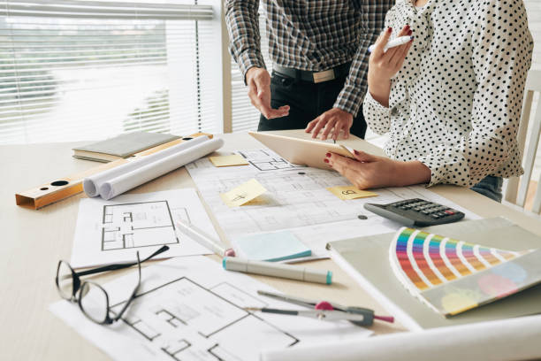 istock Meeting of interior designers 925877806