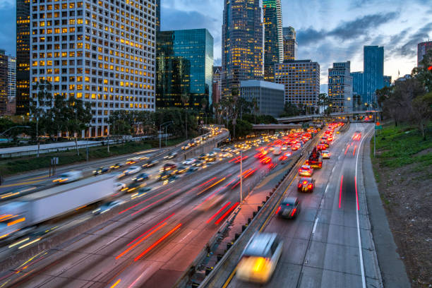 istock Los Angeles and Traffic at Dusk 925878034