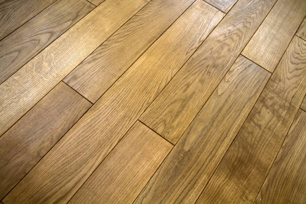 istock Natural brown texture wooden parquet floor boards 925878784