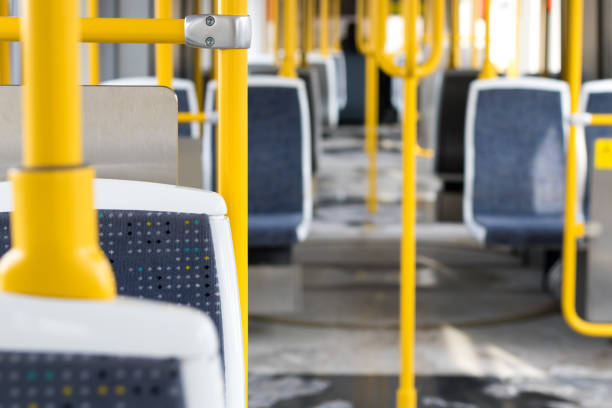 istock Manchester Metrolink tram interior seats subway train 925882686