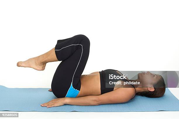 Reverse Crunch 1 Stock Photo - Download Image Now - Sit-ups, Abdominal Muscle, Adult