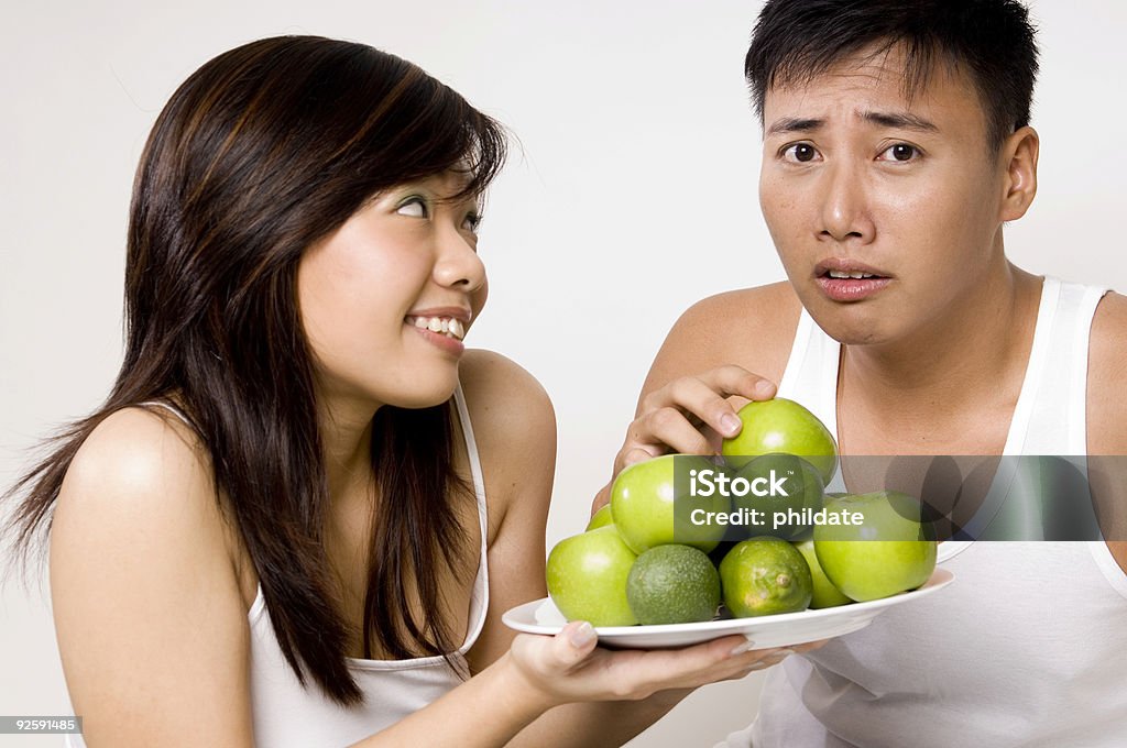 Not Apples Again  Adult Stock Photo