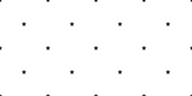 スター小さなシームレスな分離パターンの壁紙の背景をベクトルします。 - white background backgrounds star shape shape点のイラスト素材／クリップアート素材／マンガ素材／アイコン素材