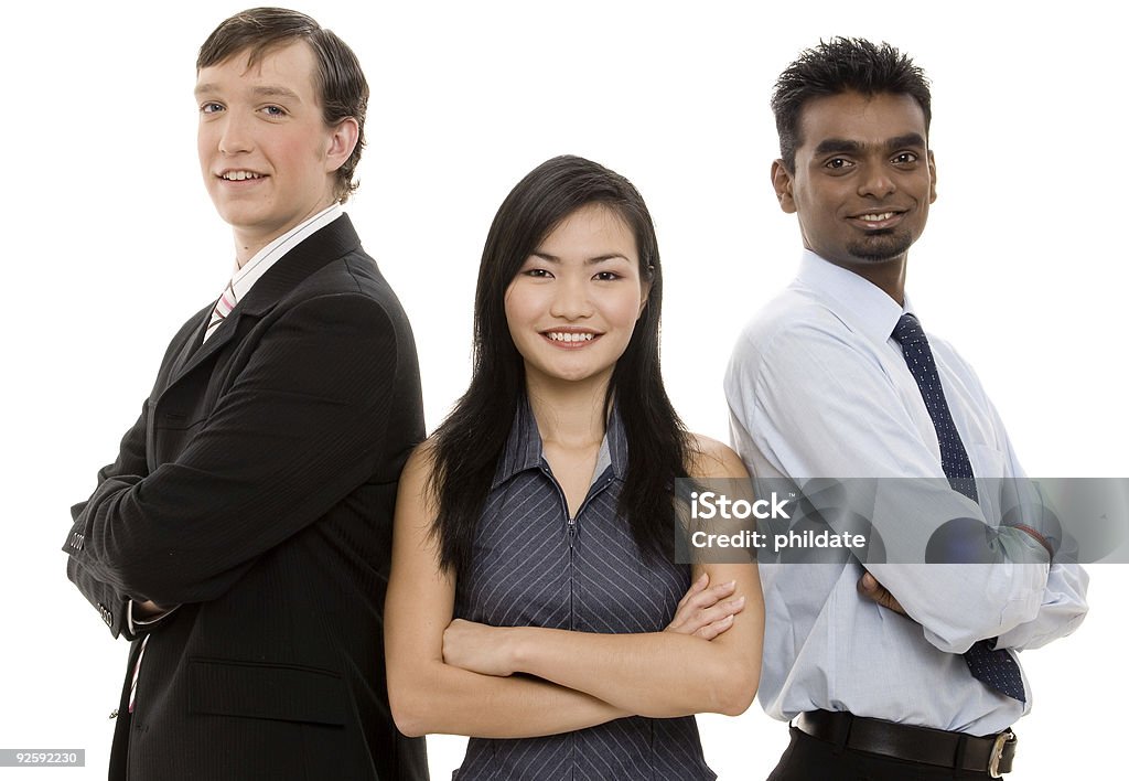Equipe diversificada de negócios, 5 - Foto de stock de Adulto royalty-free