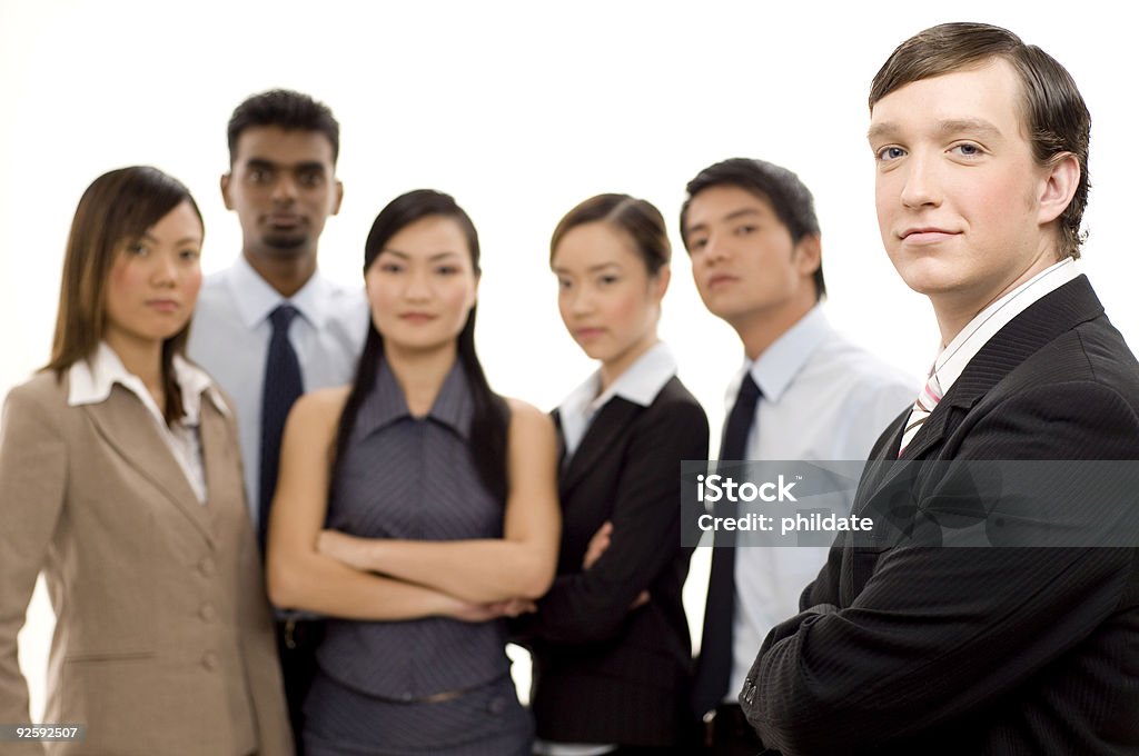 Líder comercial de grupo 2 - Foto de stock de Adulto libre de derechos