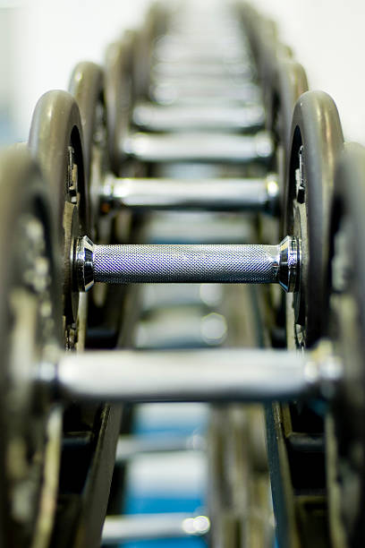 istock Row of Dumbbells 1 92592633