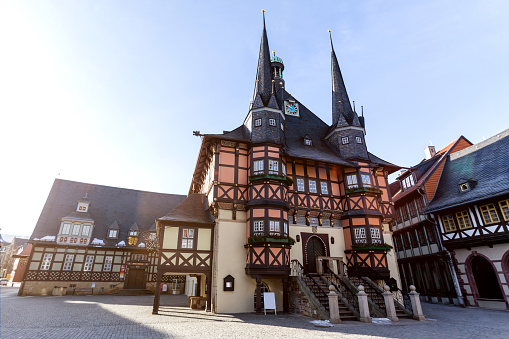 historic town hall wernigerode germany