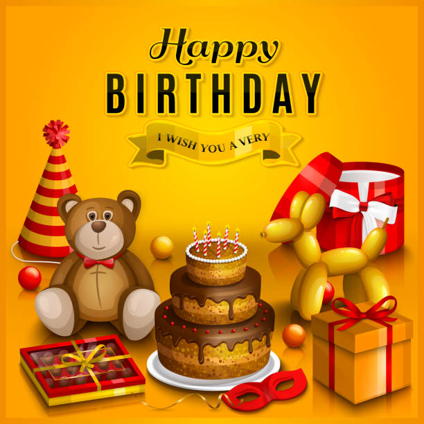 230+ Teddy Bear Wishing Happy Birthday Stock Photos, Pictures & Royalty ...