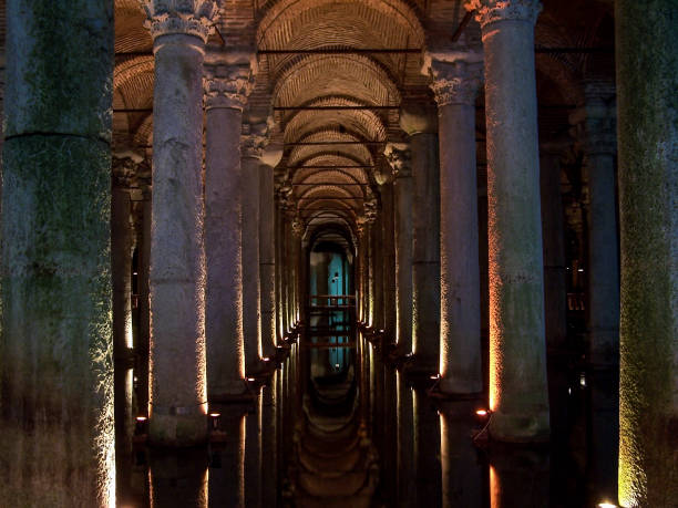 Basilica Cistern in Istanbul, Turkey. Istanbul Istockalypse.